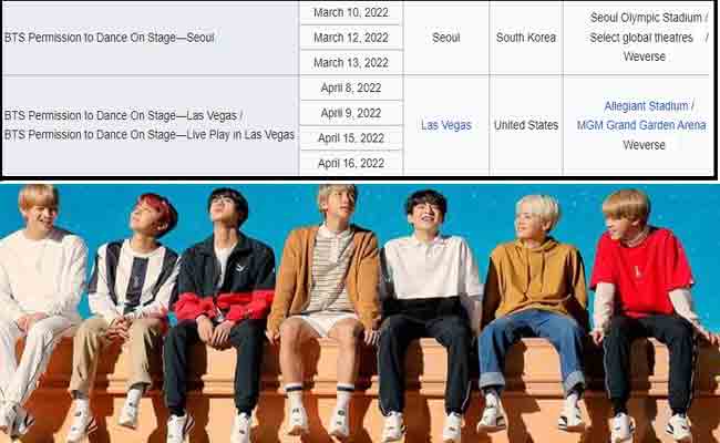 BTS Las Vegas 2022 Concert Dates: Where To Buy 'Permission To Dance On  Stage' Tour Tickets