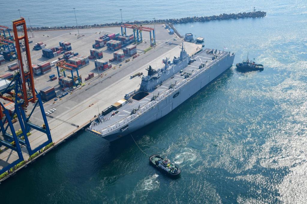 Royal Australian Navy Ships HMAS Adelaide and Anzac in Visakhapatnam for Exercise Indo-Pacific Endeavour