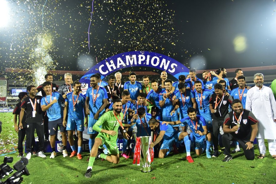 Intercontinental Cup: Chhetri, Chhangte score as India beat Lebanon 2-0 to regain title - Vimarsana News