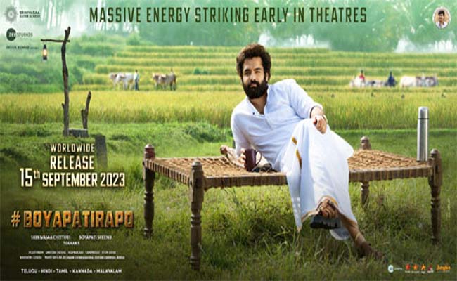 Ram Pothineni's #BoyapatiRAPO Film Pre-Poned:Deets Inside - Vimarsana News