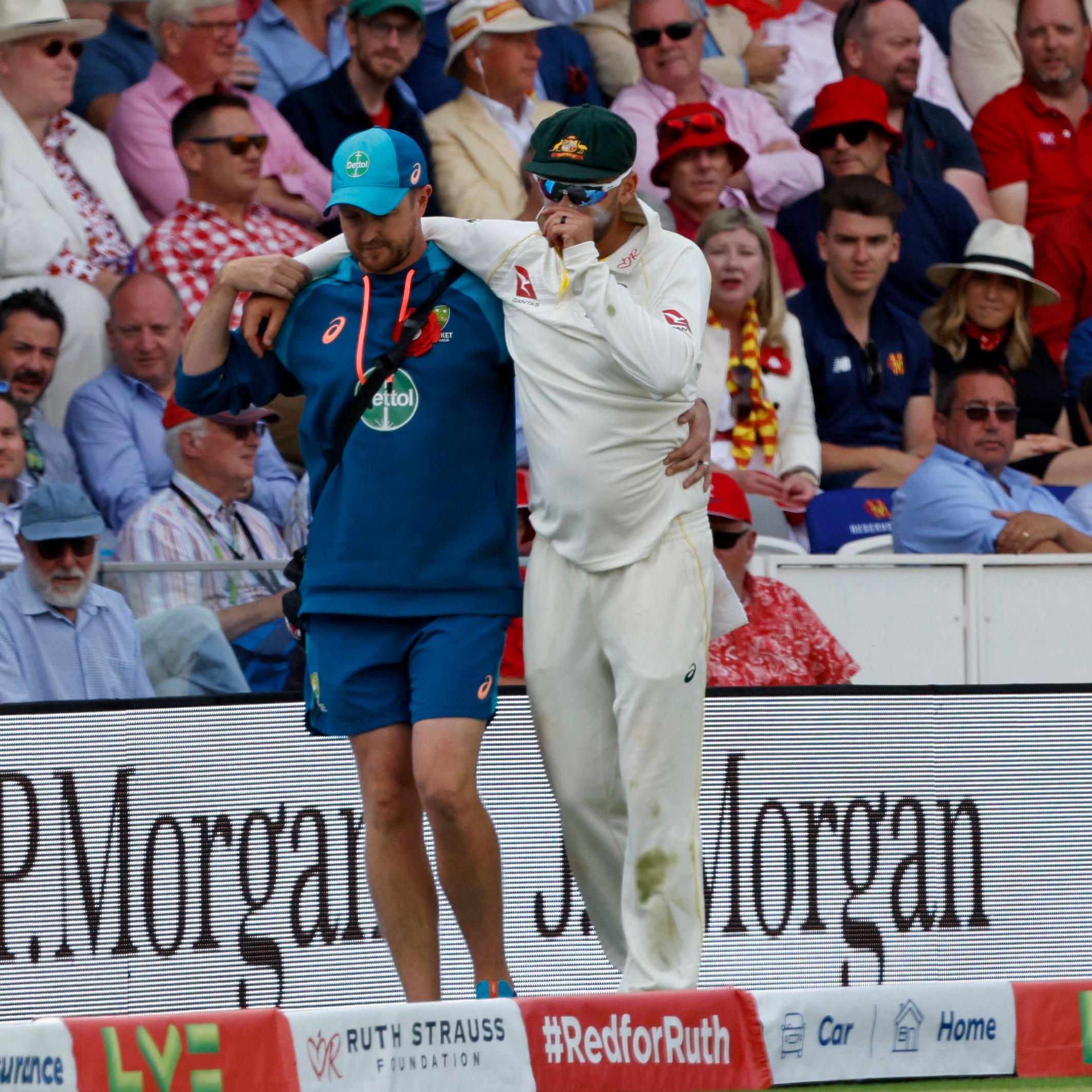 Ashes 2023: Nathan Lyon Limps Off The Field After Suffering Right Calf Injury While Fielding - Vimarsana News