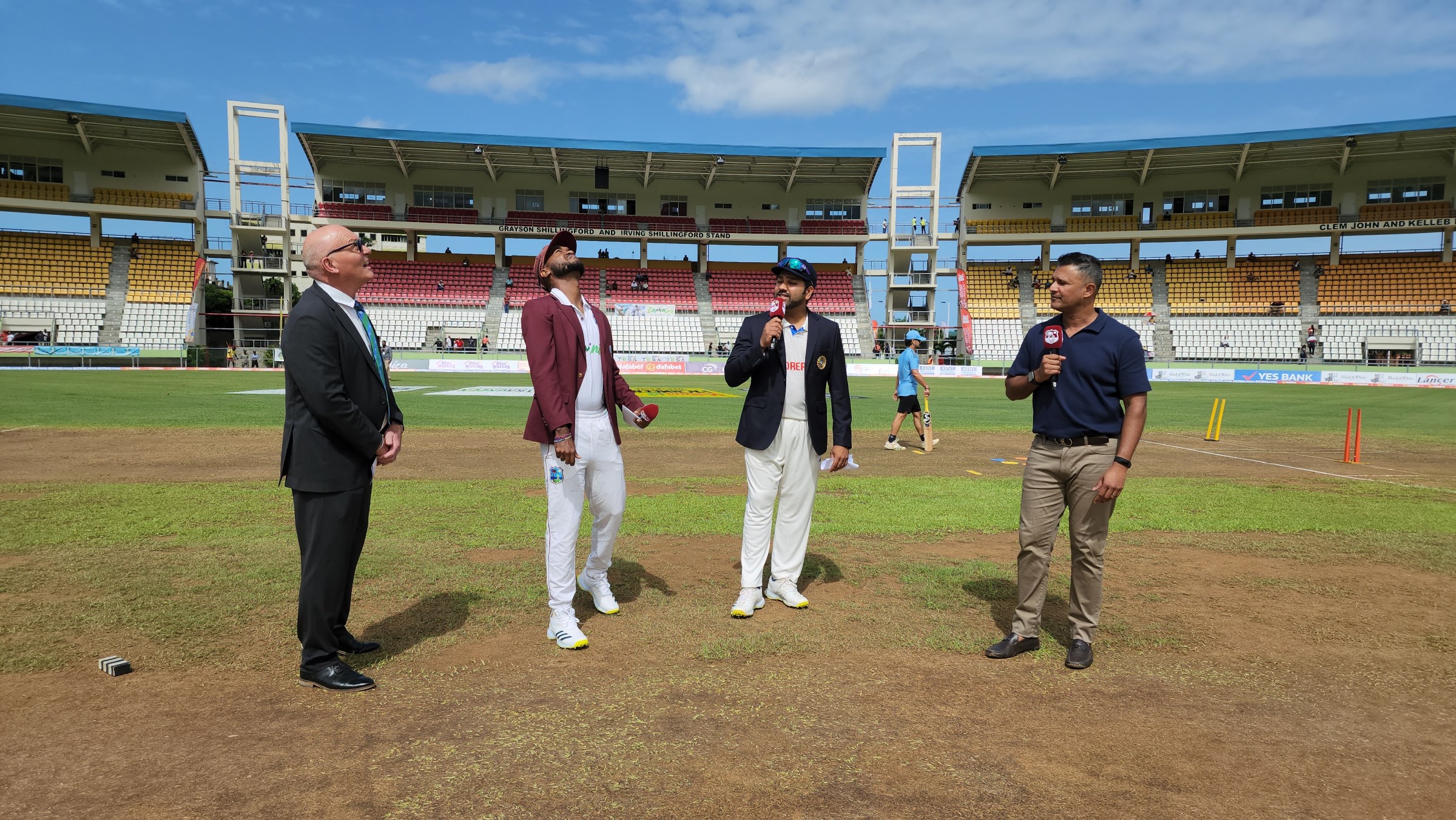 1st Test: West Indies win toss, elect to bat first against India; Jaiswal, Kishan make debuts - Vimarsana News