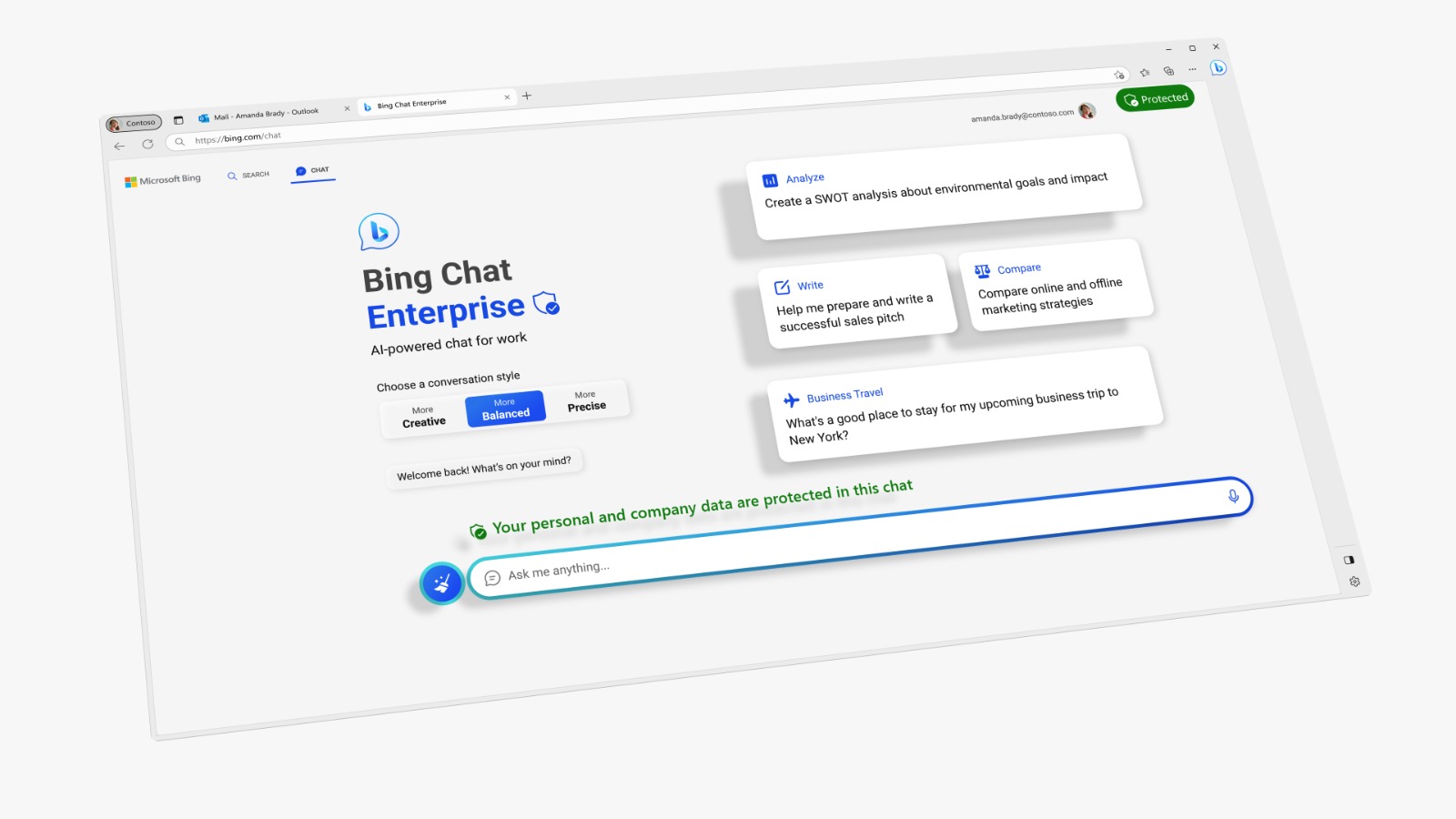 Microsoft Introduces Bing Chat Enterprise For Work - Vimarsana News