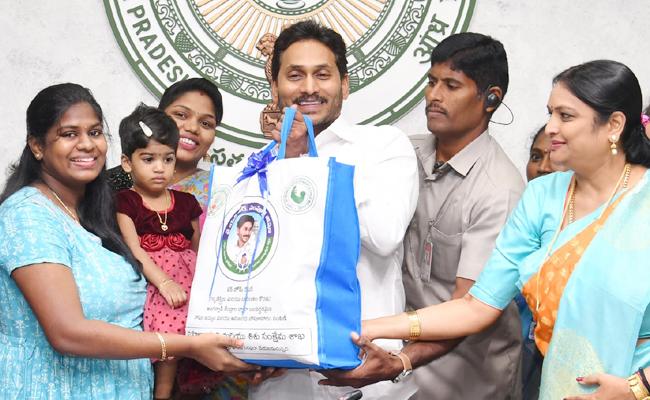CM YS Jagan Virtually Launches YSR Sampoorna Poshana-Take Home Ration Programme - Vimarsana News