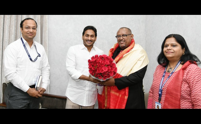 UNICEF Field Chief Calls On CM YS Jagan - Vimarsana News