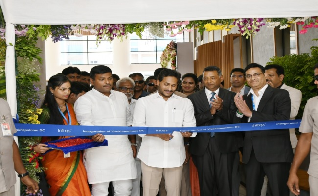 CM YS Jagan Inaugurates Infosys Center - Vimarsana News