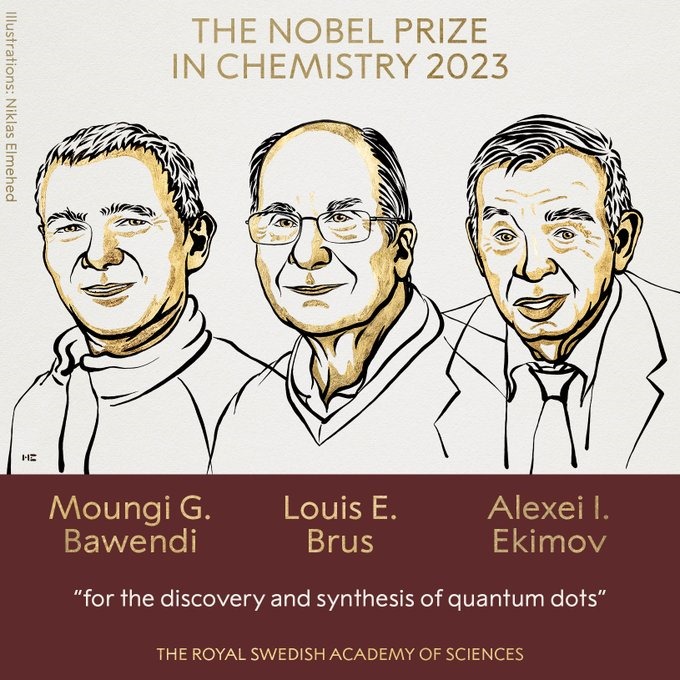2023 Nobel for Chemistry goes for discovery of quantum dots - Vimarsana News