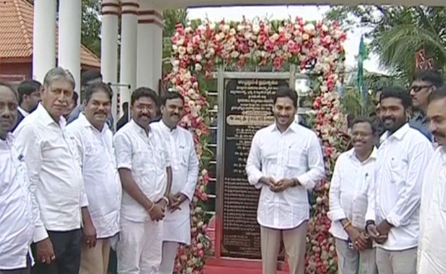 CM YS Jagan Launches Slew of Development Works - Vimarsana News