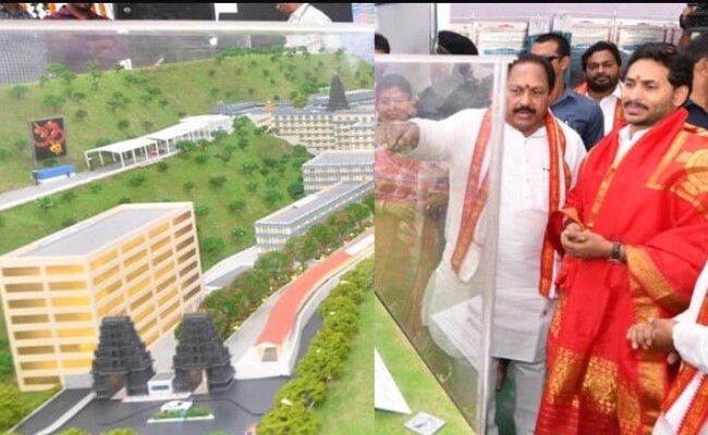 CM YS Jagan Lays Foundation Stone for Rs. 216 cr Projects on Indrakeeladri - Vimarsana News