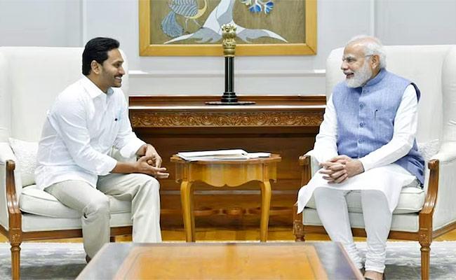 AP CM Jagan Meets with PM Narendra Modi, Discuss State Development - Vimarsana News