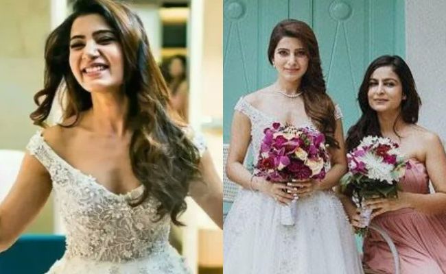 Samantha's Special Wedding Gown Gets a Sustainable Makeover, See Pics - Vimarsana News