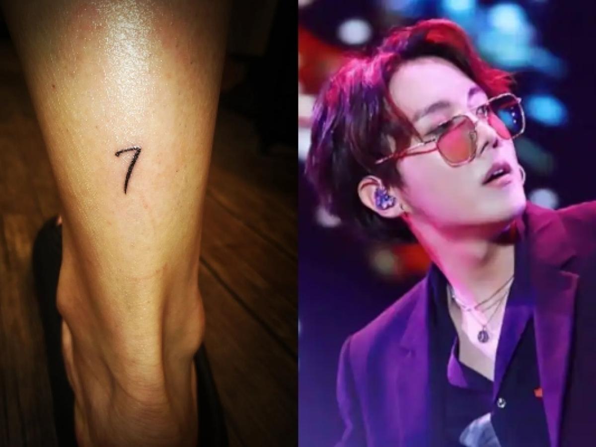 RM Flaunts New 7 Tattoo After Proofs Release ARMYs Wonder Whether BTS  Got Matching Tattoos  News18
