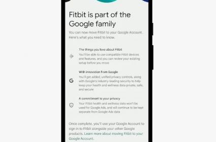  Fitbit's Google sign-ins to start on June 6 