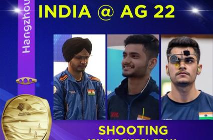 Asian Games: Pistol shooters bag gold in Men's 10m Team event; 5th in shooting