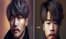 AI-generated images of BTS members V and Jimin - Sakshi Post