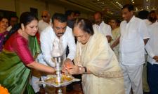 Several Telugu celebrities including Krishna, Nandamuri Balakrishna, Jaya Sudha paid homage to yesteryear actress Vijaya Nirmala at a prayer meeting held in Hyderabad - Sakshi Post