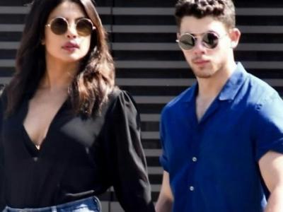 Recently engaged celebrity couple Priyanka Chopra and Nick Jonas were spotted having a quiet time on a brunch date in Los Angeles. - Sakshi Post