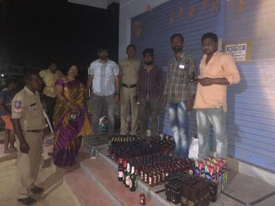 Election Code Of Conduct violated. Huge crates of liquor bottles were seized in Gopalpur.&amp;nbsp; - Sakshi Post