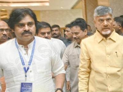 TDP chief Chandrababu Naidu and Jana Sena president Pawan Kalyan have filed a complaint with the Election Commission claiming alleged irregularities in the voters’ list  - Sakshi Post
