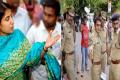 YS Bharathi lashes out at police atrocities - Sakshi Post