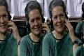 Sonia seen smiling in Lok Sabha - Sakshi Post