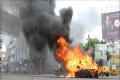 Seemandhra burns over Union Cabinet&#039;s decision - Sakshi Post