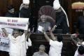 Telangana Bill disrupts Parliament again - Sakshi Post