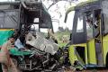 20 injured after two APSRTC buses collide in Karimnagar - Sakshi Post