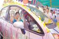 District Collector hands over nano car to villager - Sakshi Post