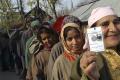 Young Kashmiri voters queue up for polling - Sakshi Post