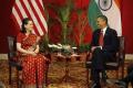 Obama meets Sonia Gandhi - Sakshi Post