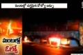 Alert driver saves passengers as Volvo bus catches fire - Sakshi Post
