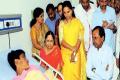 KCR visits Pratyusha in hospital - Sakshi Post