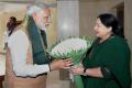 Modi at Amma's place for lunch - Sakshi Post
