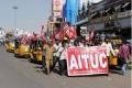 Strike paralyses transport, banking services in AP, Telangana - Sakshi Post
