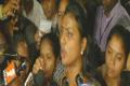 Roja in tears as marshalls prevent her media address - Sakshi Post