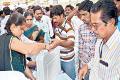 Polling Staff Stage Dharna at Narayankhed - Sakshi Post