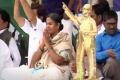 Radhika Vemula visited  Una for a Dalit rally on Independence Day - Sakshi Post