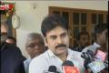 Actor-politician Pawan Kalyan speaking to media on Saturday. - Sakshi Post