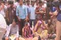 Family staged dharna in front of the hospital - Sakshi Post