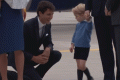 Royal toddler repeatedly demurs when Canadian prime minister offers him a low five, high five and handshake - Sakshi Post
