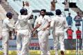 New Zealand were 85/4 in the post-lunch session when play was disrupted due to inclement weather - Sakshi Post