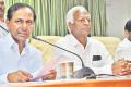 Chief Minister K Chandrasekhar Rao and Deputy Chief Minister K Srihari (center) - Sakshi Post