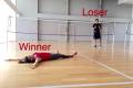 The picture has been taken from a shuttle court where the two are seen playing badminton The picture has been taken from a shuttle court where the two are seen playing badminton - Sakshi Post