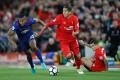 Liverpool came closest to winning, United goalkeeper David de Gea thwarting Emre Can and Philippe Coutinho, while Zlatan Ibrahimovic spurned the visitors’ best chance with a weak header - Sakshi Post