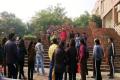 The black colored bag was reportedly found by a security guard just 50 meters away from the north gate of JNU campus late Sunday night - Sakshi Post