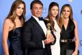 (Left to right) Sistine, Sylvester Stallone, Scarlet and Sophia (Left to right) Sistine, Sylvester Stallone, Scarlet and Sophia - Sakshi Post
