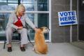 An elderly voters at a polling station in the USA - Sakshi Post