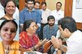 Sandhya Rani’s mother Pramila met the Telangana IT Minister KT Rama Rao on Saturday to urge him to do justice. - Sakshi Post