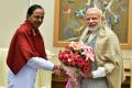 Telangana chief minister K Chandrasekhar Rao during his meeting with Prime Minister Narendra Modi, in New Delhi on Saturday. - Sakshi Post